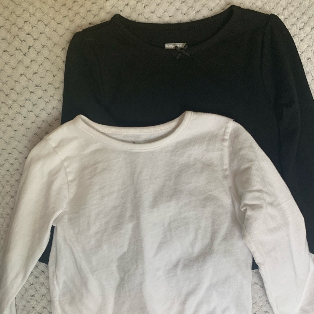 Set of 2 plain long sleeve
